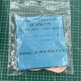 #AC-676-7.75 12 PIECES 1 Ligne Sizes Movement Case Spacer Casing Ring Holder