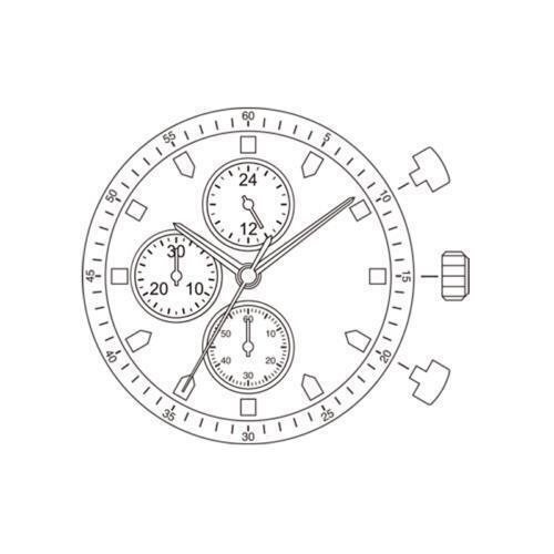 Miyota JS10 Japan Quartz Movement