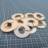 12 PIECES 4 Ligne Sizes Movement Case Spacer Casing Ring Holder #AC-676-6X8