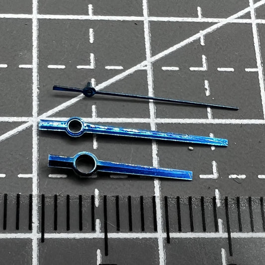 Modified Dayjust High Canon Blue Watch Hands Set for Movement Miyota 8285