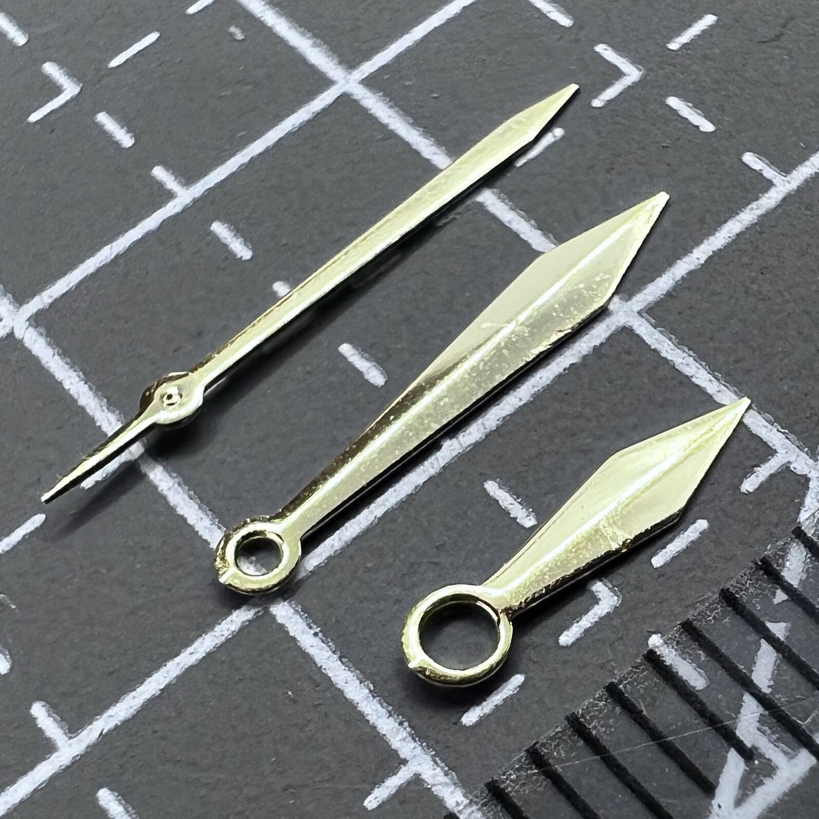 Klassische Golden Rose Uhrzeiger Set ohne Leuchteffekt, passend f�r NH35 NH36 4R 7S Werke von Golden Rose.