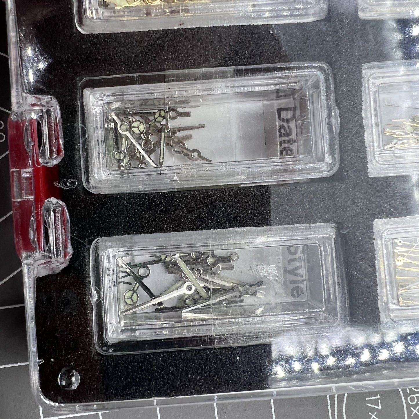 Leuchtzeiger set for Chinese watch movements, Date Just style, luminous hands by Leuchtzeiger brand