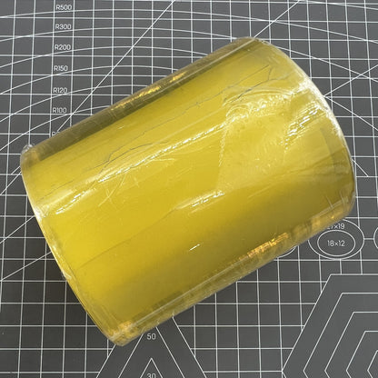 Transparent protective film for watch bands, 6-10cm width, shields silver jewelry from scratches.