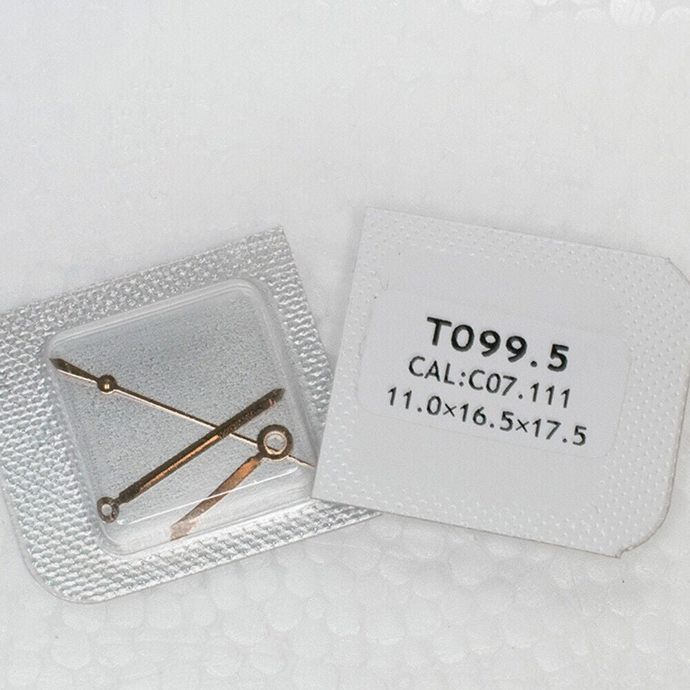 Neues goldenes Uhrzeiger-Set für ETAC07.111-Uhrwerk, geeignet für T099-Uhr