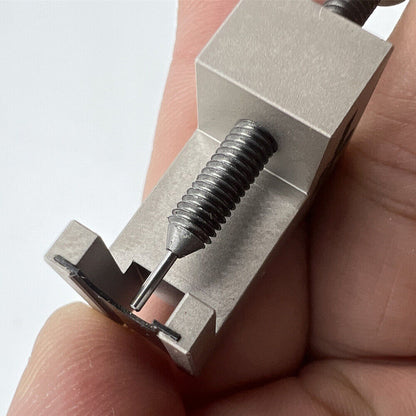 Bergeon 30002 precision hand remover tool for delicate clock and alarm clock repairs.