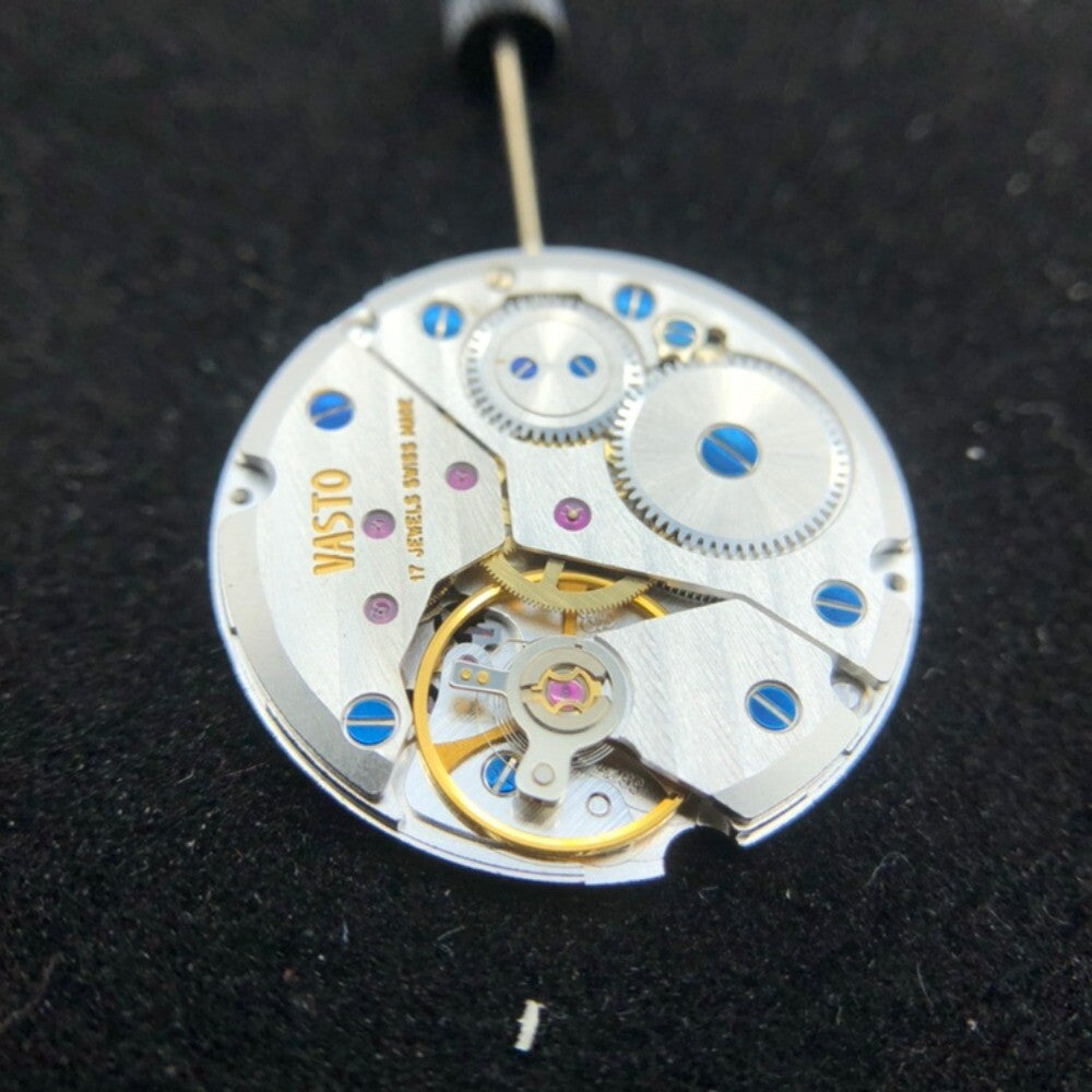 Swiss Made ETA7001 mechanical movement watch part for accurate repair and timekeeping precision.
