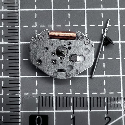 2 Stück Miyota 2039 Quarzuhrwerk H3 mit 3 Zeigern und hoher Ritzelwelle mit