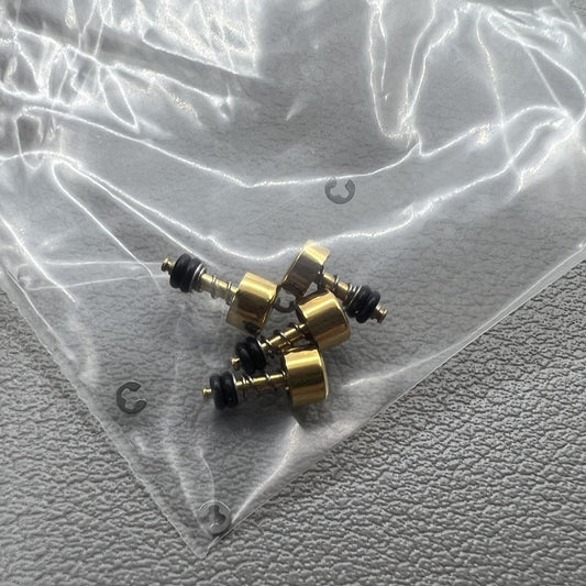 4 Stück Goldene Drucktasten Casio DW5600 Wasserdicht Edelstahl