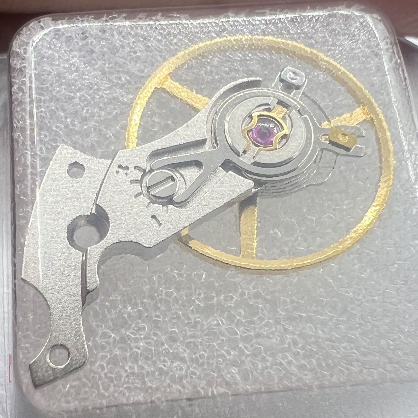Swiss Complete Balance Wheel with Splint for SW200 SW220 SW240 SW260 watch movements, precision repair part.