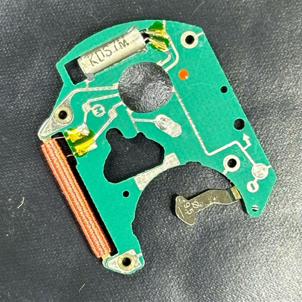 Green circuit board for ETA 955.114 quartz watch movement, precision replacement part by ETA.