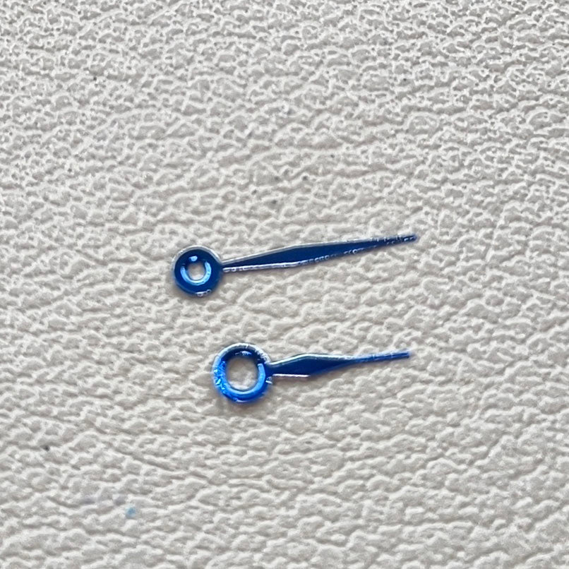 Blue Painted Watch Hands for Ronda 763 762 751 1062 1063 Quartz Movement