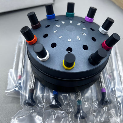 Swiss Bergeon 7965-S10 Set Of 10 Screwdrivers With Rotating Stand