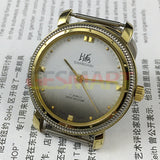 Shanghai Factory Made Manual Mechanical Watch Golden Nail Gradient Grey Dial