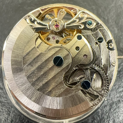 Hollow China Made Hangzhou Mechanical Movement Double Mainspring Watch Part
