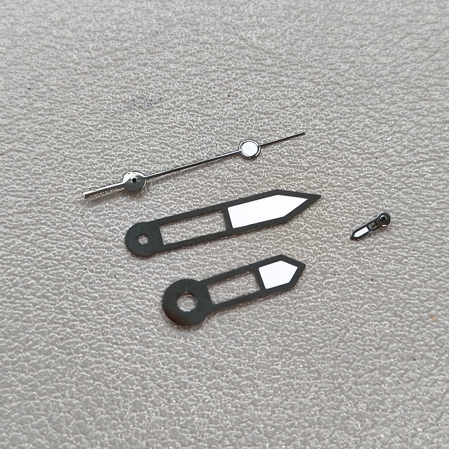 Dark Silver Trim Lume 4 Pins Watch Hands Set for NH39 Movement