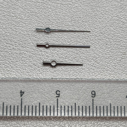 6.7X10.35X11mm Silver Trim No Lume Watch Hands for NH05/NH06 Fit 31mm Case