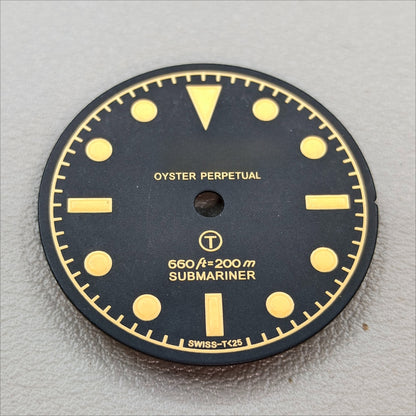 watch dial with R logo