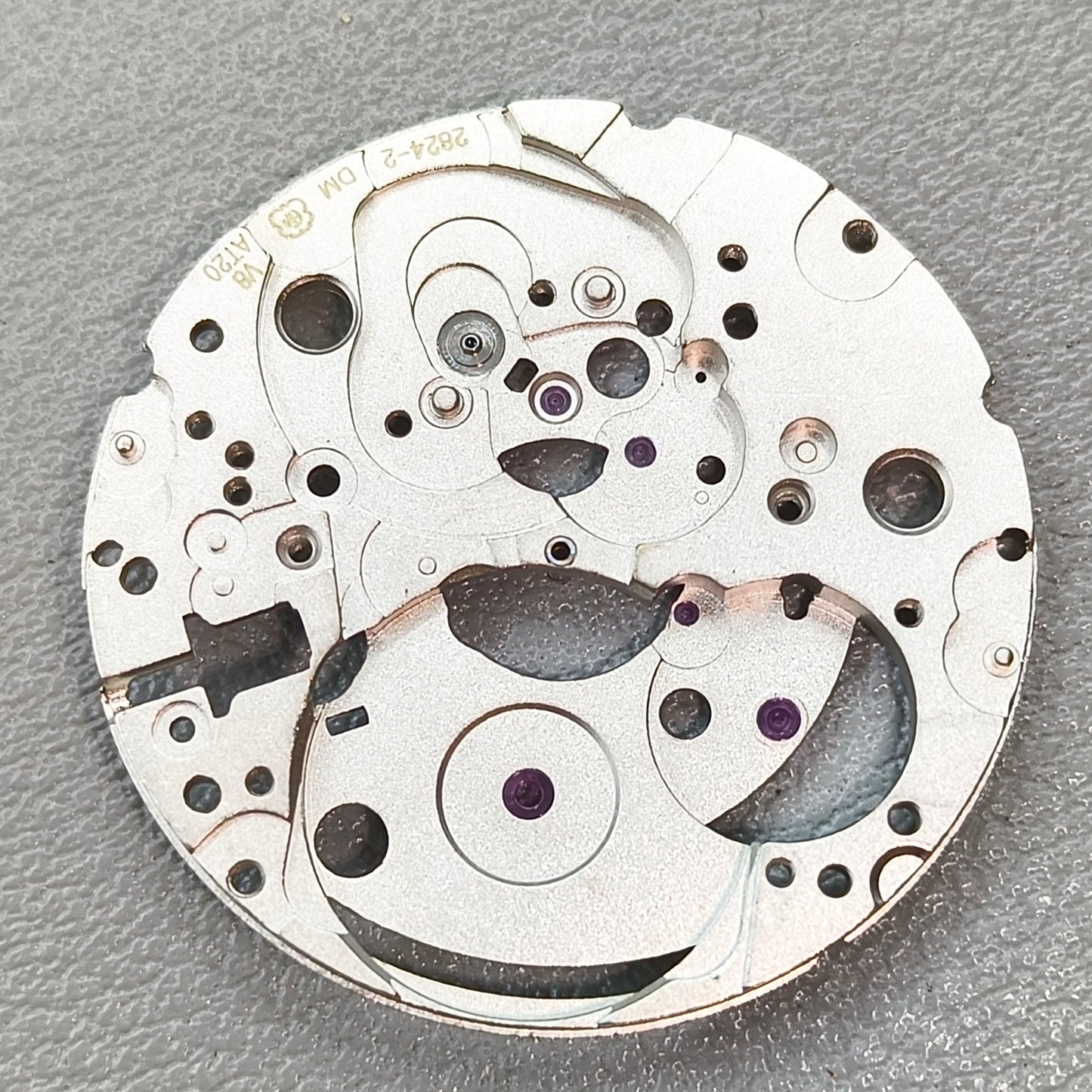 Replacement Silver Main Wheel Bridge Splint for PT5000 ETA 2824 Movement
