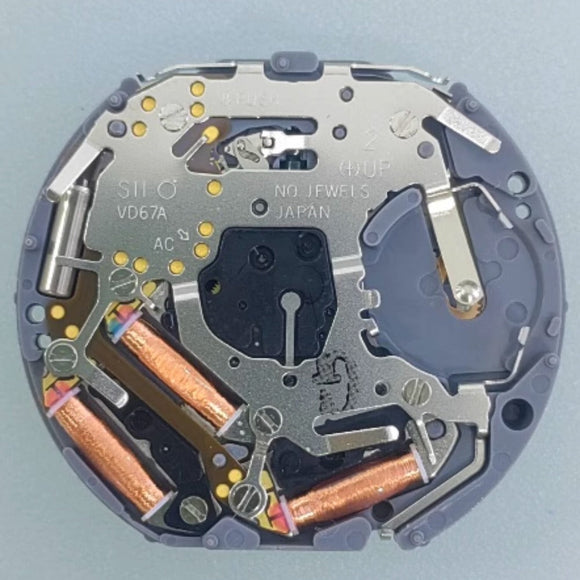 Japan Made Epson VD67 Quartz Movement Multi Functional Movement Watch Part