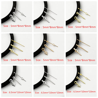 Modified Multicolor Trim Watch Hands with Green Luminous for NH05 NH06 Movement