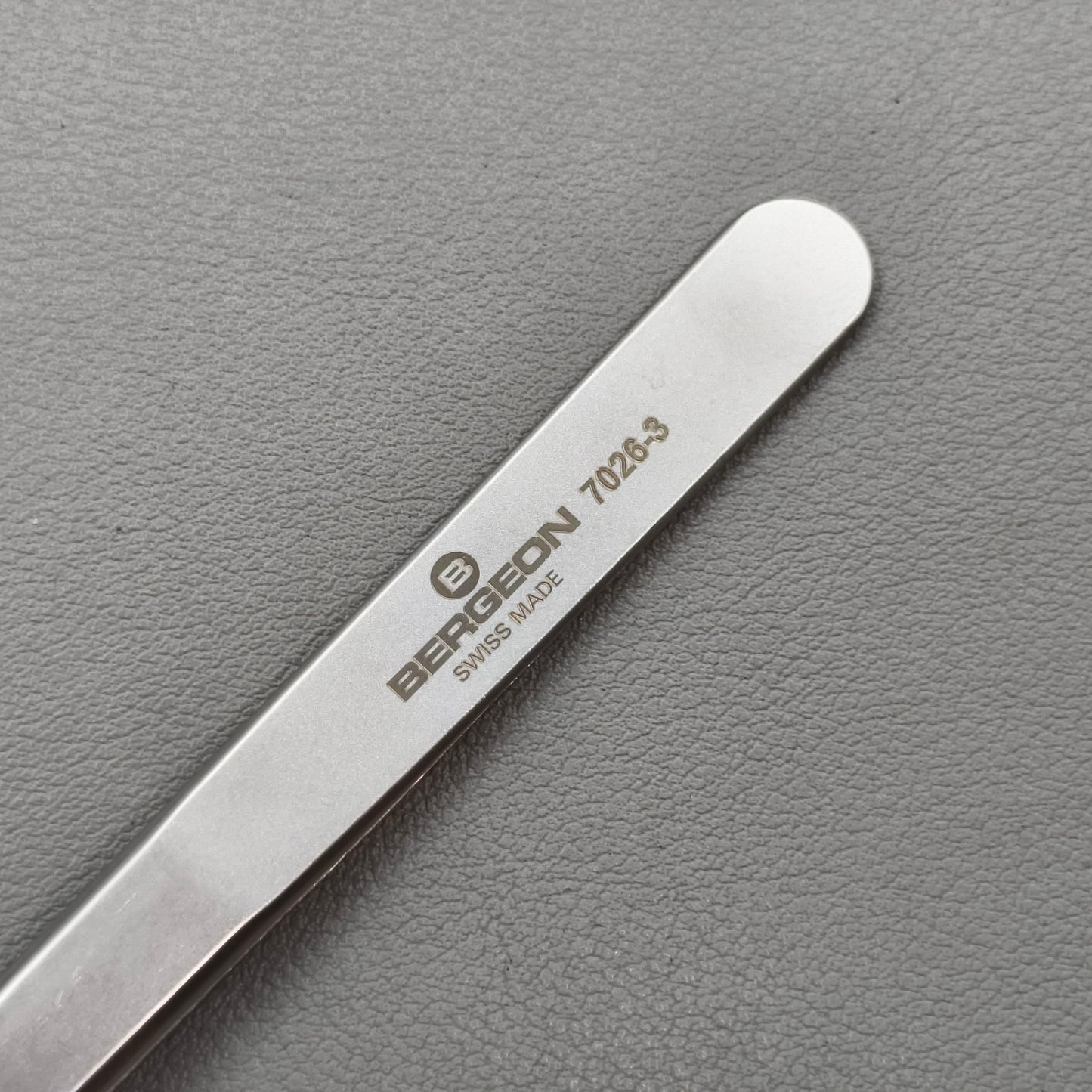 Bergeon 7026-1 Tweezer Antimagnetic Strong, Perfect Finish Replacement of 7024-1