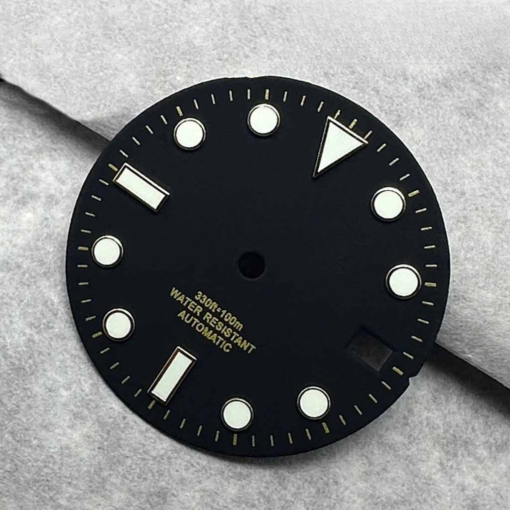 28.5mm Multicolor Watch Dial with Date Window Luminous Dial Fit NH35 /NH36/4R/7S