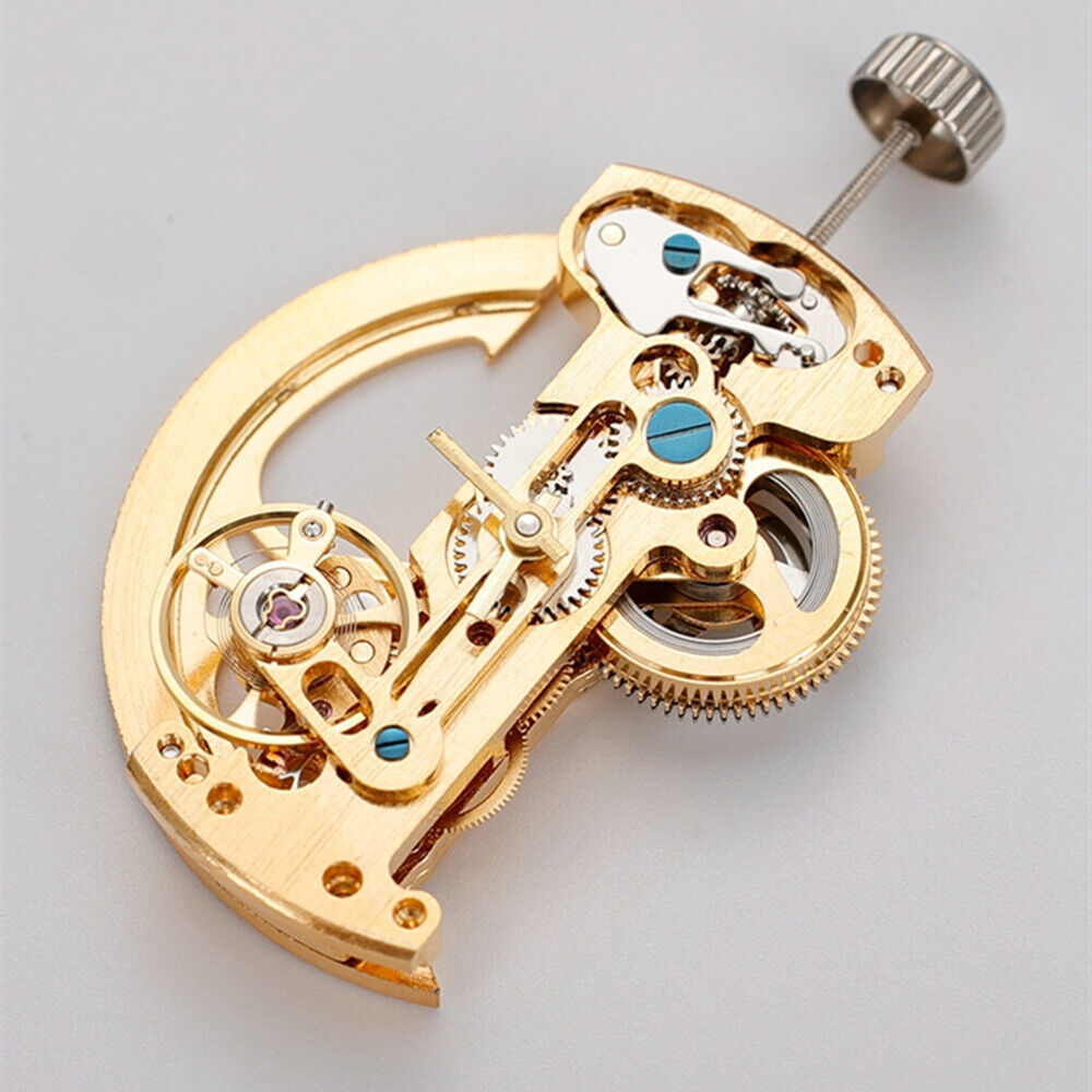 Asian LG0808 Hollow Rectangle Bare Balance Wheel Automatic Mechanical Movement