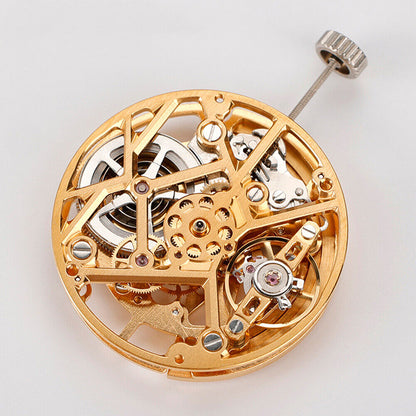 China Made HZ1A10D Silver/Golden/Black Hollow Automatic Mechanical Movement