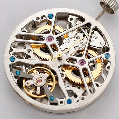 China Made SL1911 Silver Hollow Bare Balance Wheel Automatic Mechanical Movement