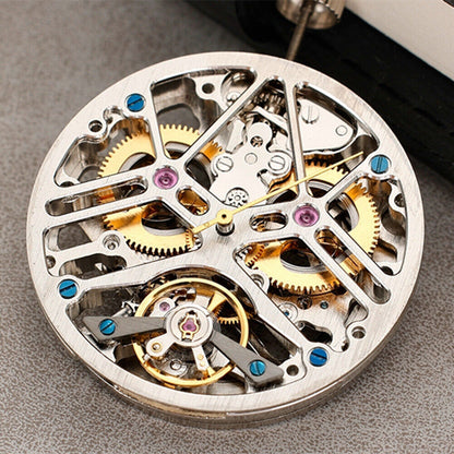 China Made SL1911 Silver Hollow Bare Balance Wheel Automatic Mechanical Movement