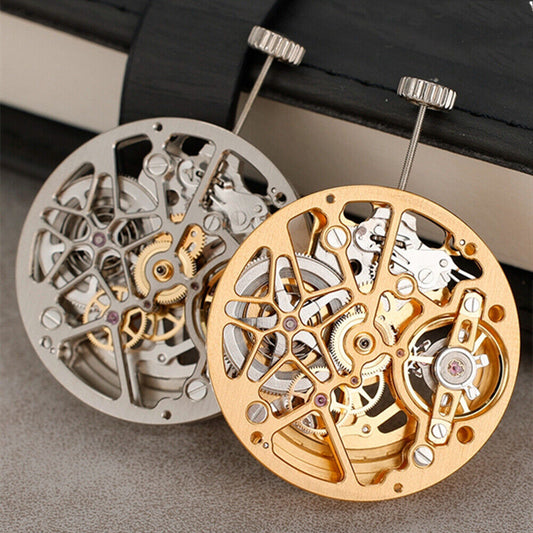China Made HZ1A02A Silber/Golden/Schwarz Hohl Automatische Mechanische Bewegung