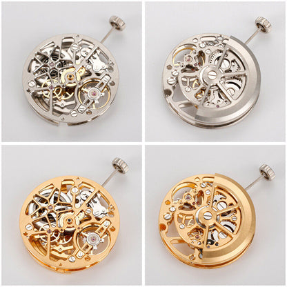 China Made HZ1A02A Silber/Golden/Schwarz Hohl Automatische Mechanische Bewegung