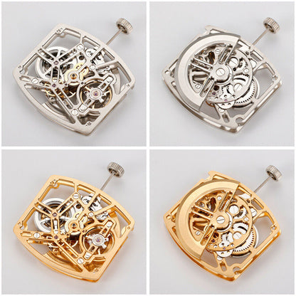 Asian HZ1C01A Silver/Golden/Black Barrel Shape Automatic Mechanical Movement