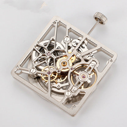 Mouvement mécanique automatique carré creux argent/doré/noir asiatique HZ1B02D