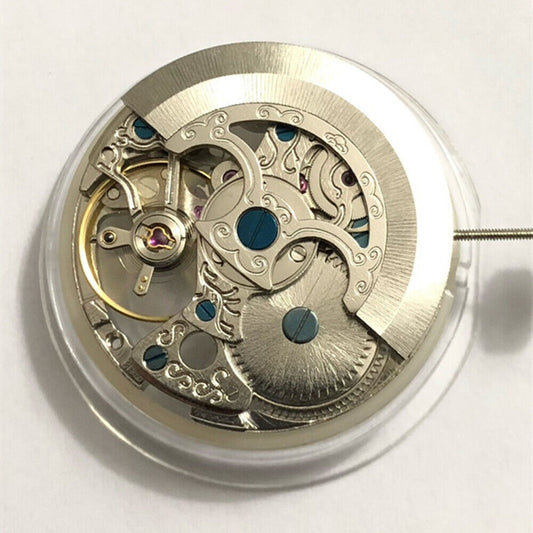 Mouvement mécanique automatique extra-large creux en argent 7120 fabriqué en Chine