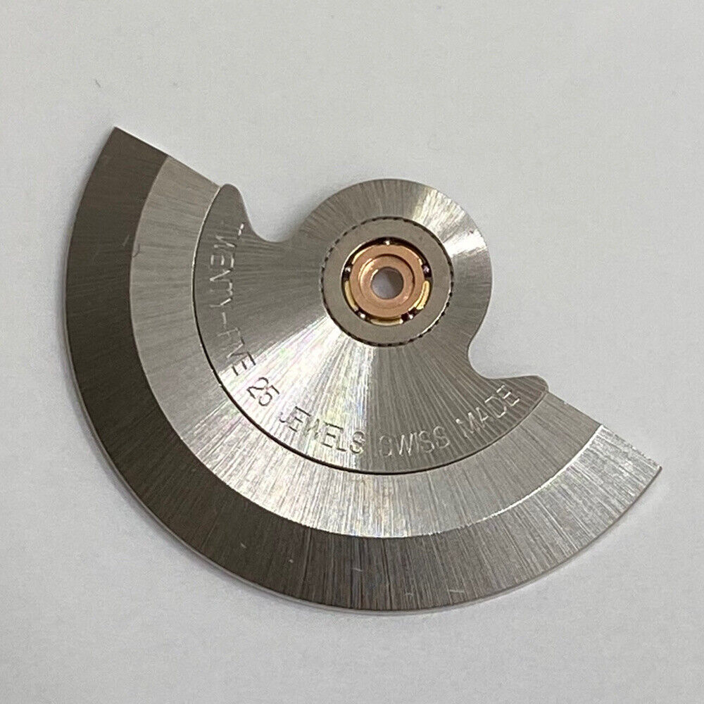 Rotor oscillating weight for ETA2824 watch movement, precision spare part by RotorTech, ideal for repairs.