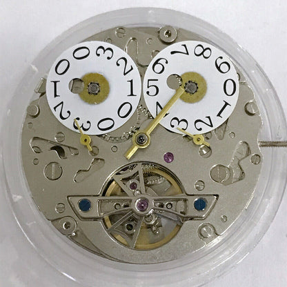 Tianjin Seagull ST2525 automatic watch with big date at 12 o'clock, mechanical movement detailed dial.