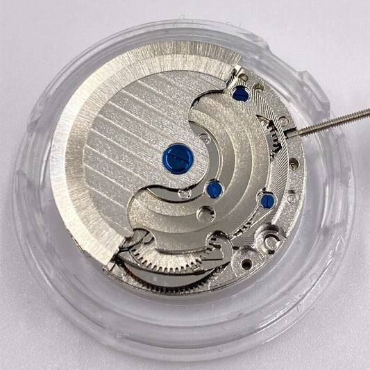 Balancier nu à 6 phases étoilées à 3 mouvements mécaniques automatiques pour dames