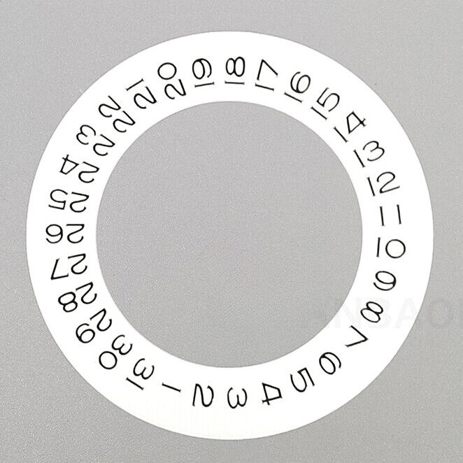 Date disk wheel for Tianjin Seagull 2824 watch movement, compatible with China-made models 2836, 2813, 8215.