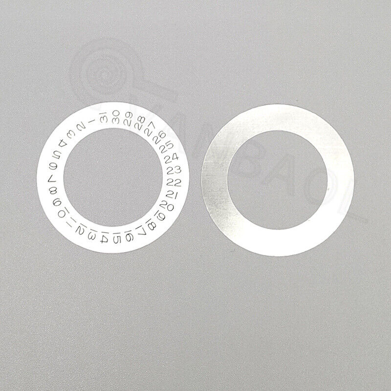 Date disk wheel for Tianjin Seagull 2824 watch movement, compatible with China-made 2836, 2813, 8215 models.