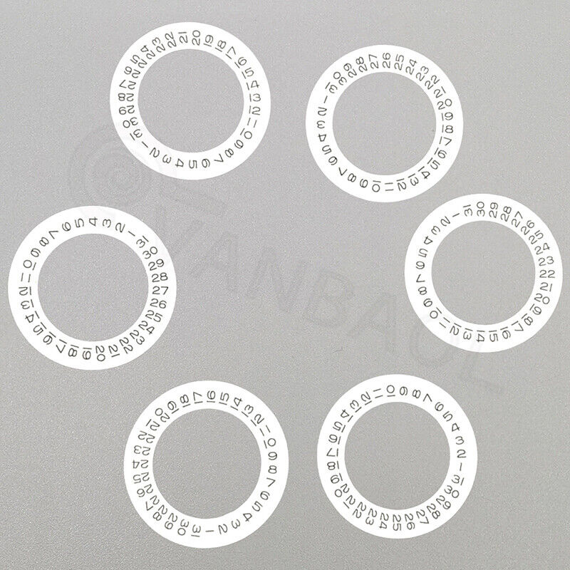 Date disk wheel for Tianjin Seagull 2824 watch movement, compatible with China 2836, 2813, 8215 models.