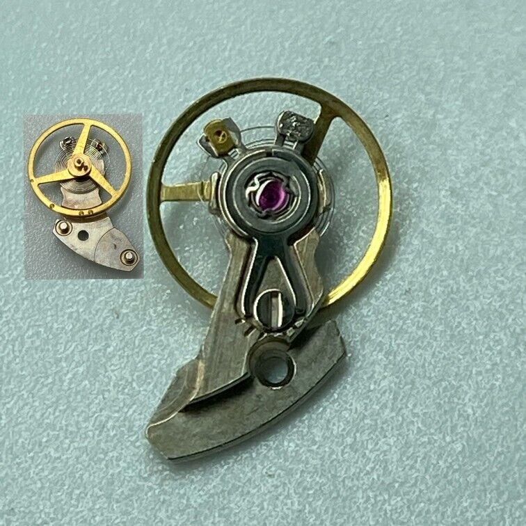 Swiss Made balance wheel with splint for ETA2671 movement, precision watch repair part by Swiss brand.