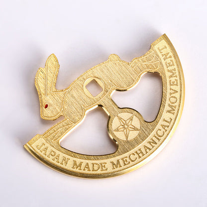 Rotor oscilante hueco dorado en forma de conejo para movimiento Miyota 8215