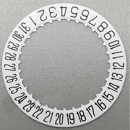 Japan Made White Date Disk Wheel Date Wheel for Miyota 9015 Date At 3/6