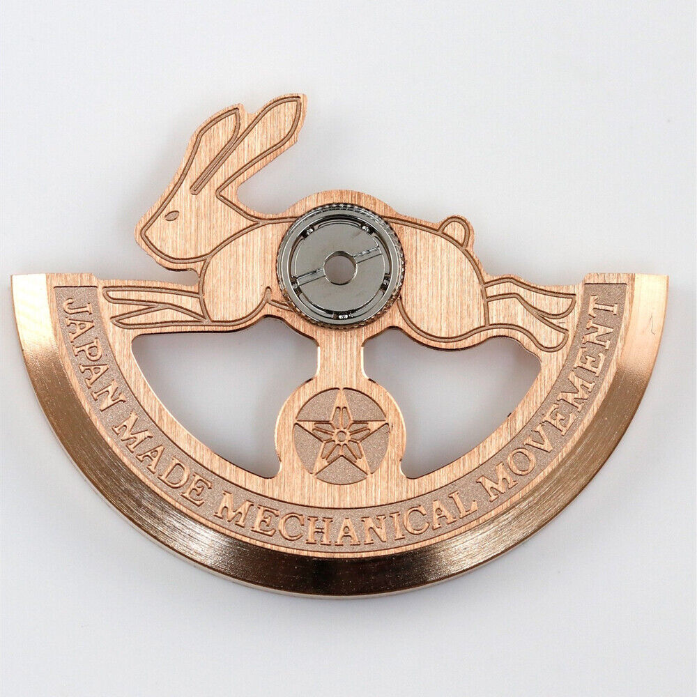 Roségouden Holle Konijn Rotor Oscillerend Gewicht voor Miyota NH35 NH36 Uurwerk