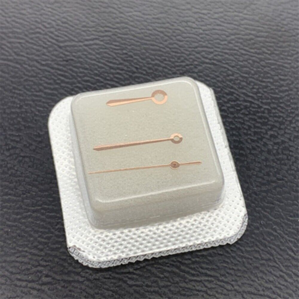 Aiguilles de montre homme 12 mm 3 aiguilles heures/minutes/secondes pour mouvement ETA 2892