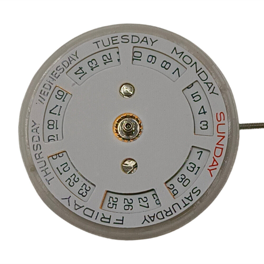 Movimento Mecânico Automático China Made 2813 8205 Calendário Ascendente e Descendente Data às 3