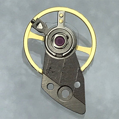 Japan Made silver complete balance wheel with splint for Miyota 821A movement, precise watch accessory part.