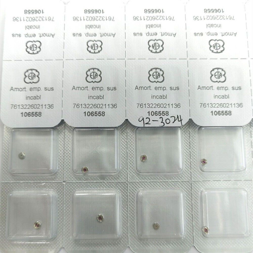 Swiss Made Plate Cap Jewel for ETA 2892A2 watch movement, precision part Calibre 3024