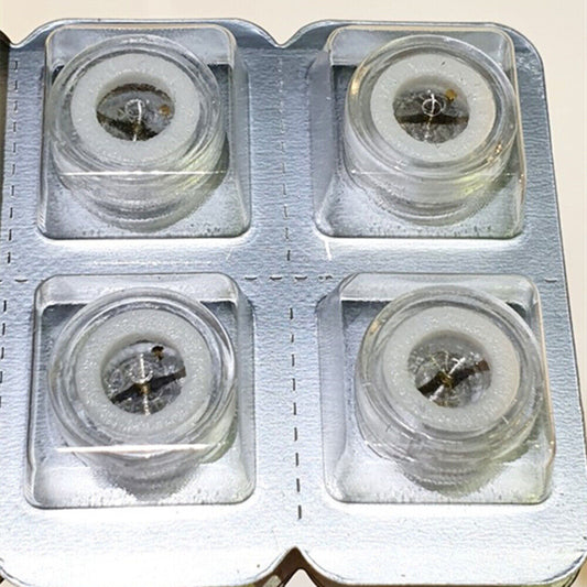 Japan Made silver balance wheel for Miyota NH35 NH36 movement, precision watch accessory.